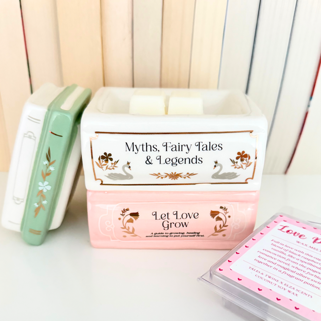 Book Stack Oil & Wax Melt Burner