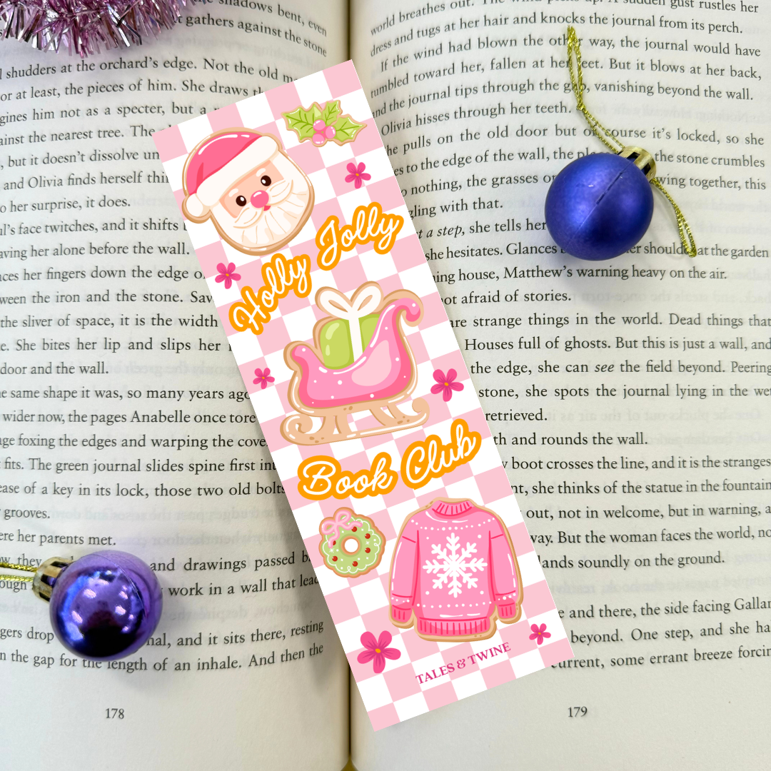 Holly Jolly | Christmas Bookmark