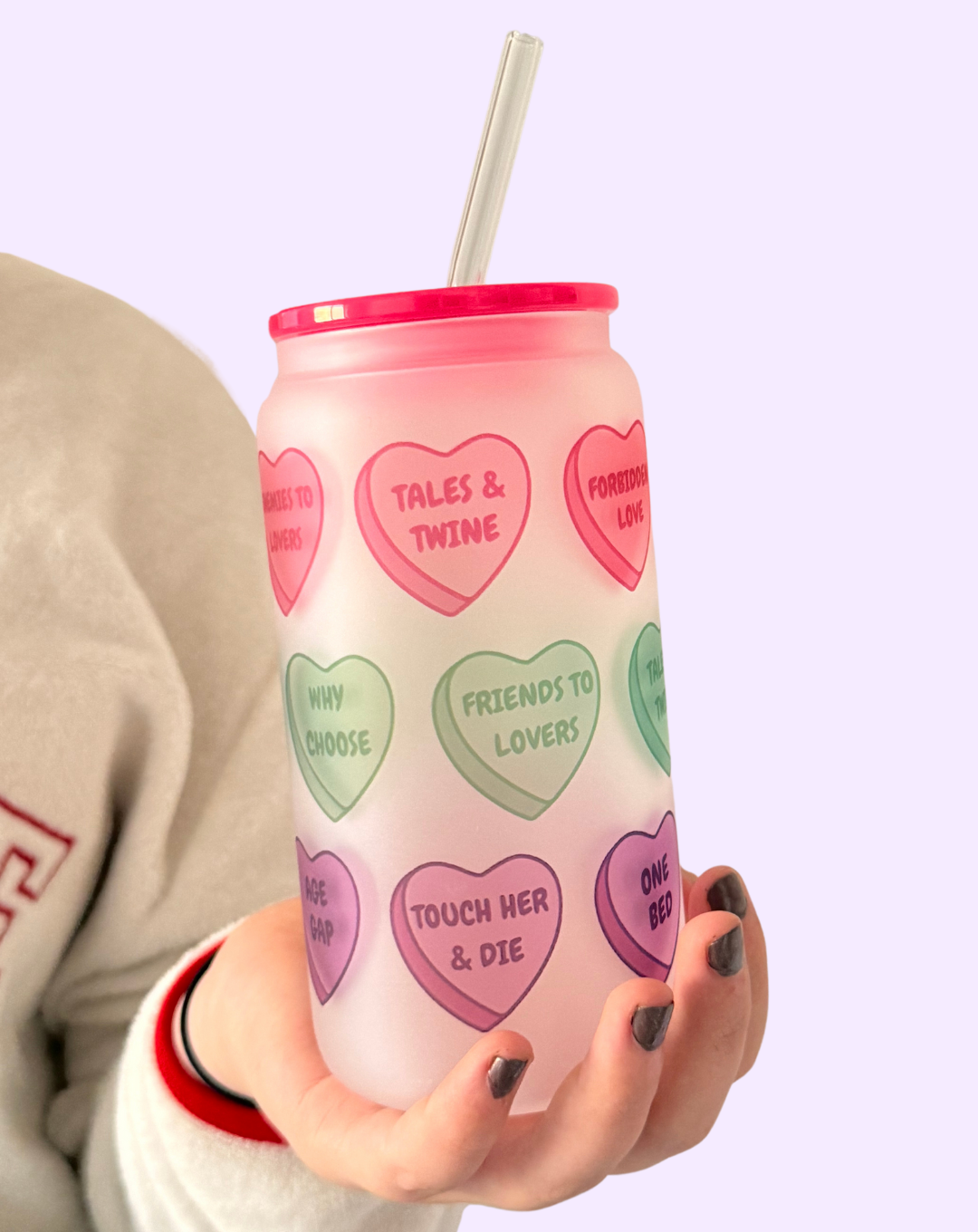Trope Candy Hearts | Bookish Glass Can