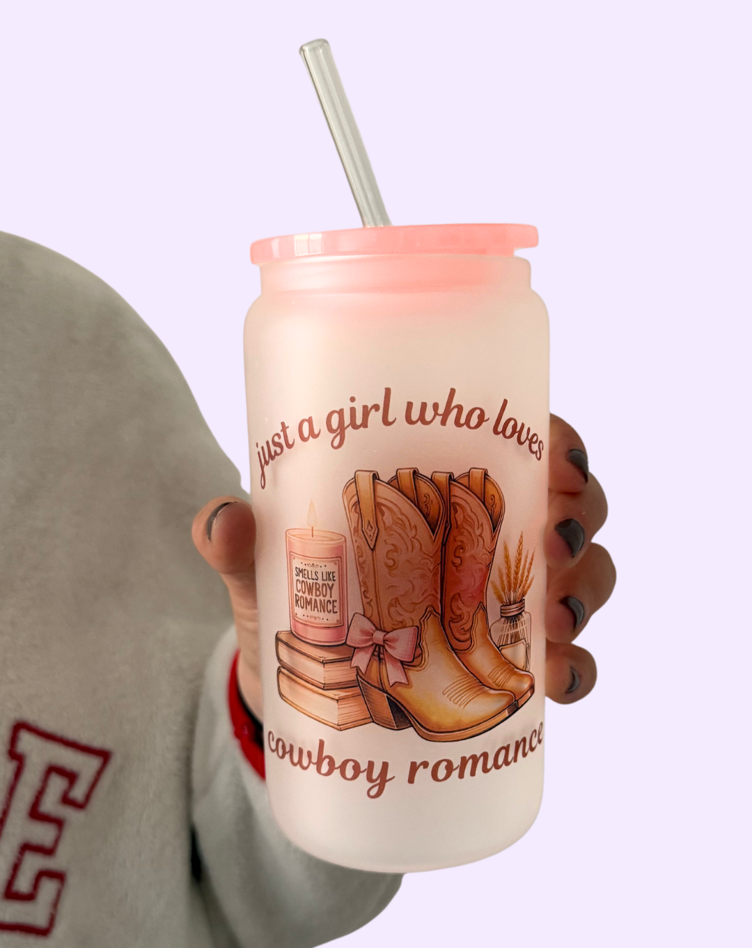 Boots & Books | Bookish Glass Can