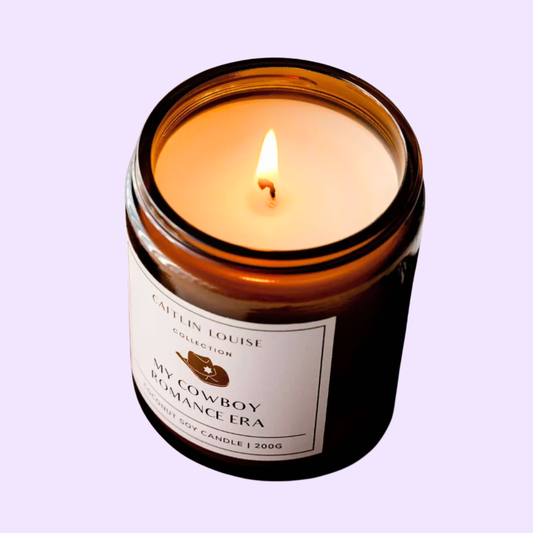 Cowboy Romance Candle