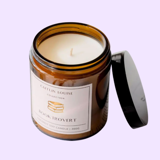 Booktrovert Candle