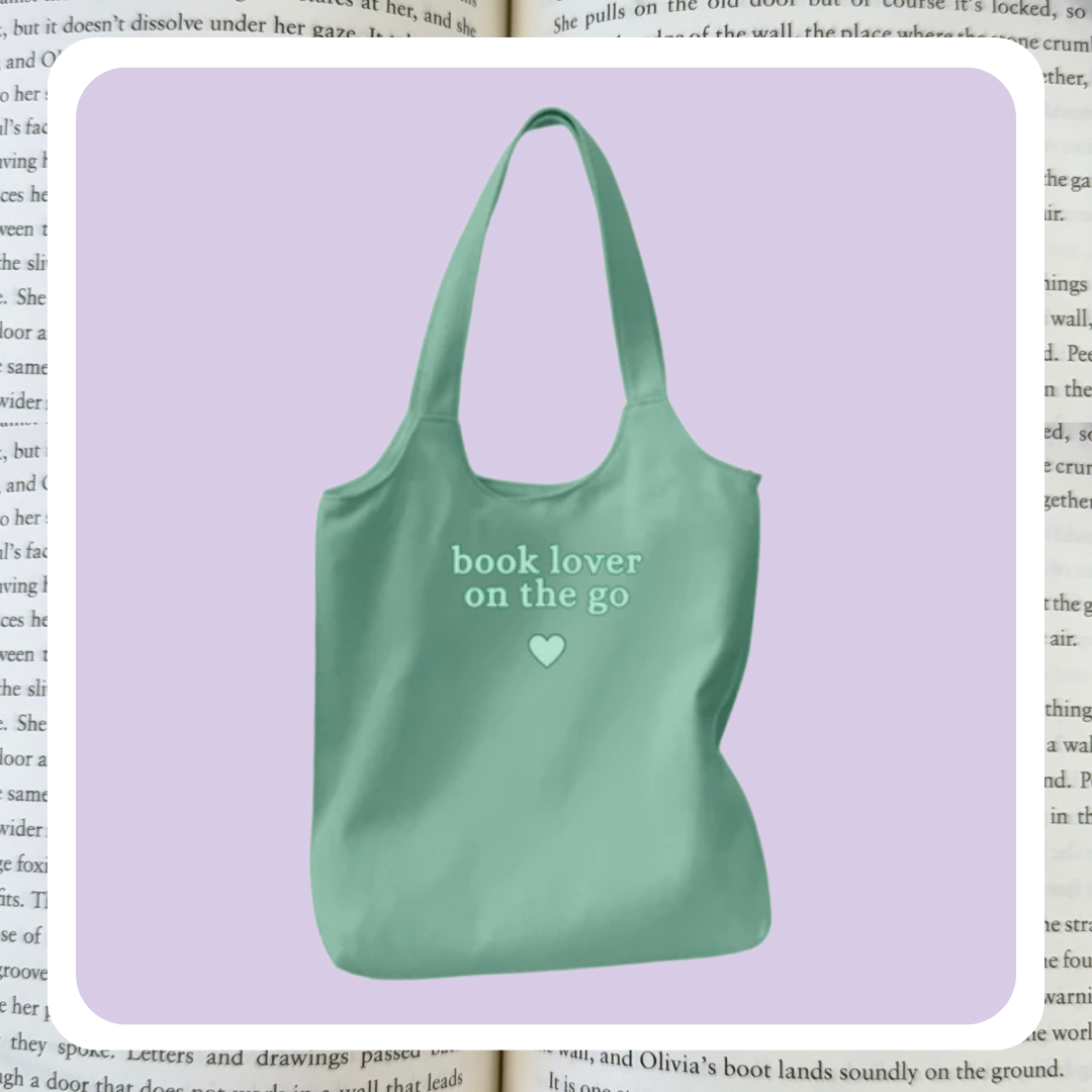 Book Lover On The Go Book Bag