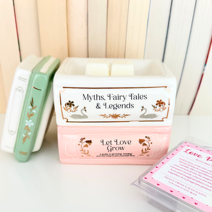 Book Stack Oil & Wax Melt Burner