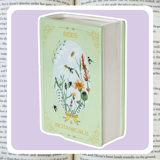 Bees & Botanicals Book Vase