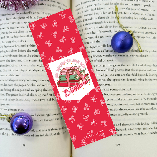 All Booked | Christmas Bookmark