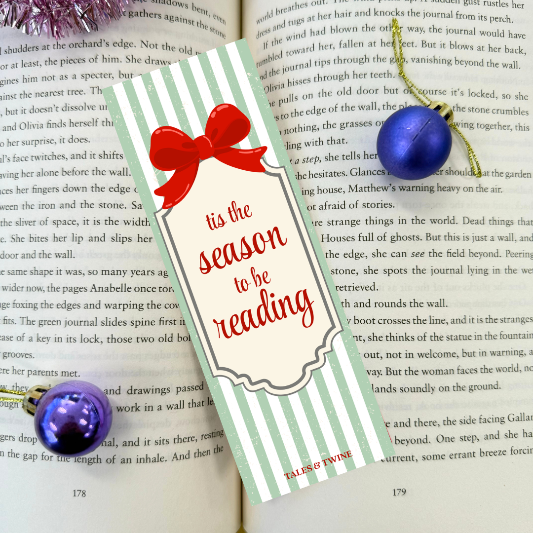 Tis The Season | Christmas Bookmark