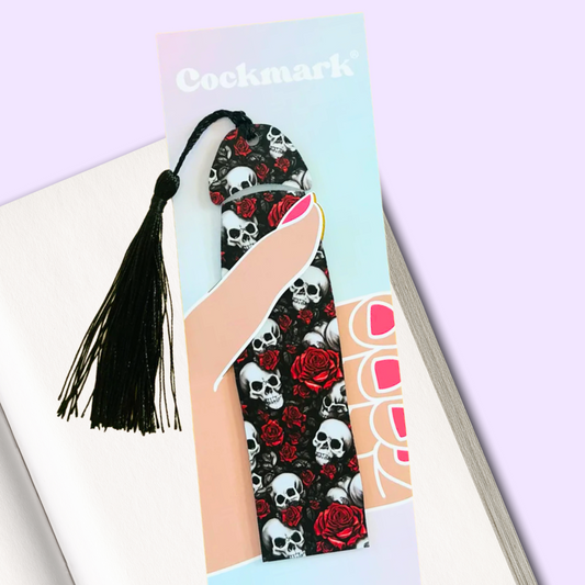 Bookmark | Skull & Roses Cockmark