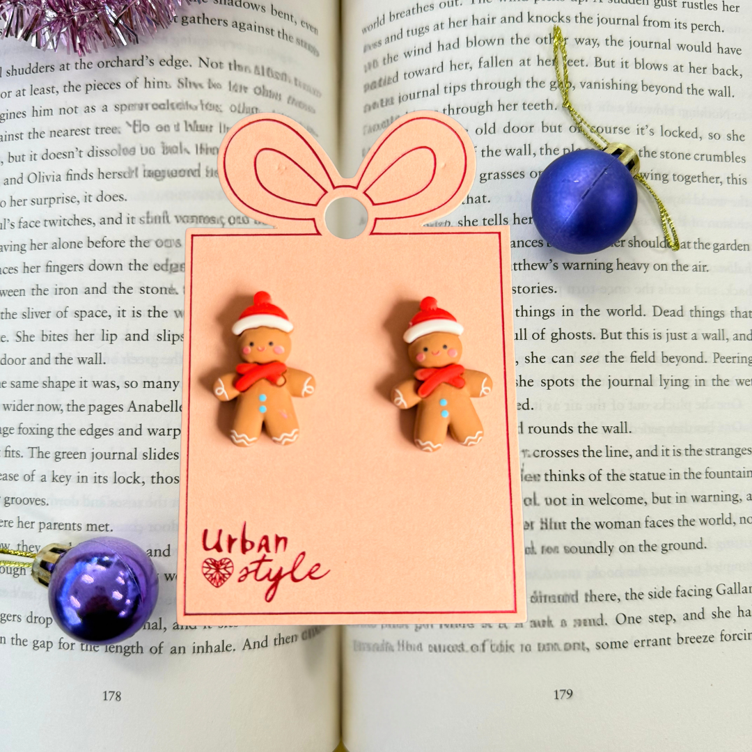 Gingerbread Santa | Earrings