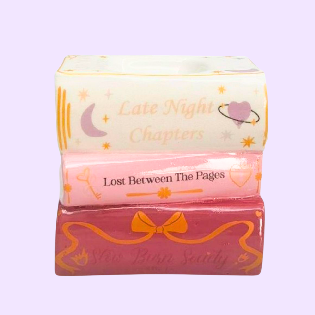 Book Stack Oil Burner