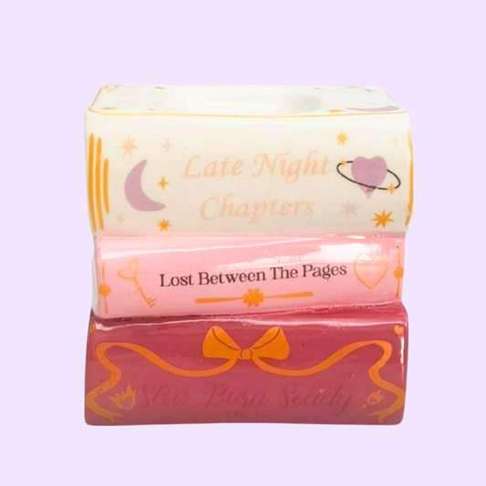 Book Stack Oil Burner